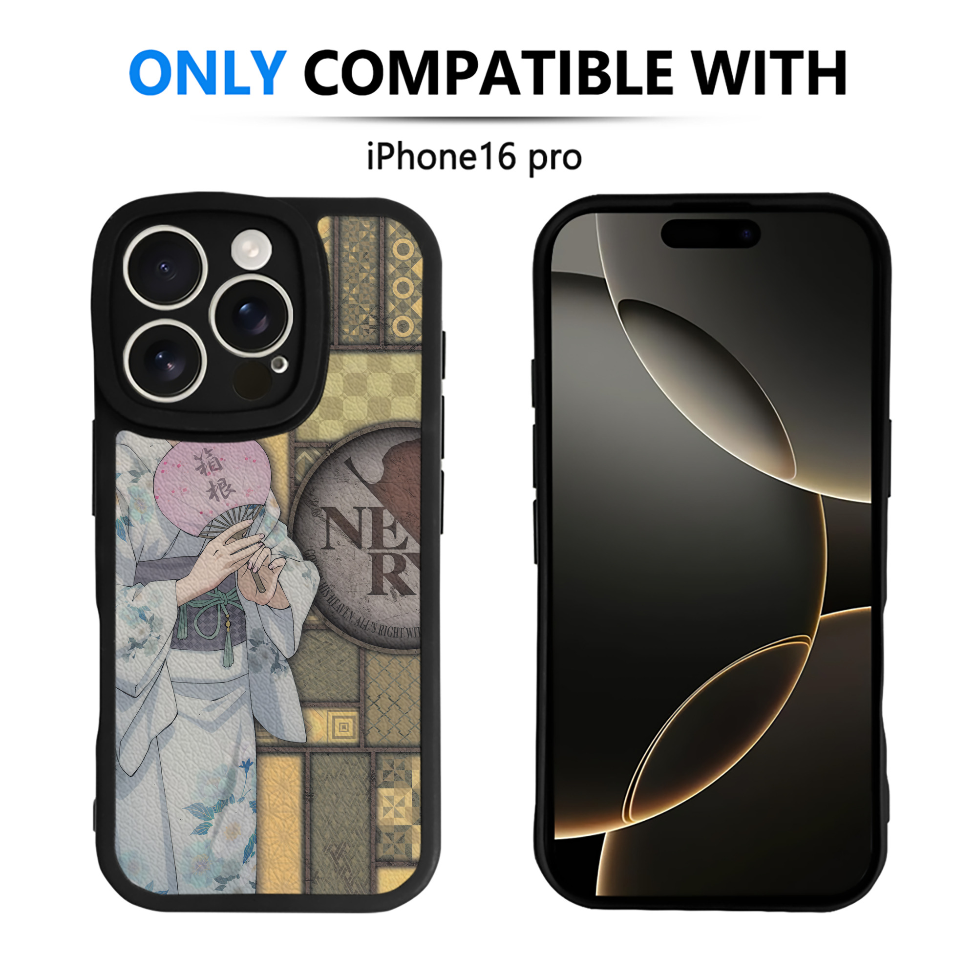 （画像用） EVA 新世紀エヴァンゲリオン 【iPhone 16シリーズ対応】シリコンスマホケース（レザー調） 材質：シリコン